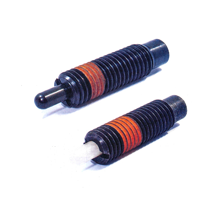 VCN516 Threaded Bolt Spring Plungers Long Stroke Heavy End Force
